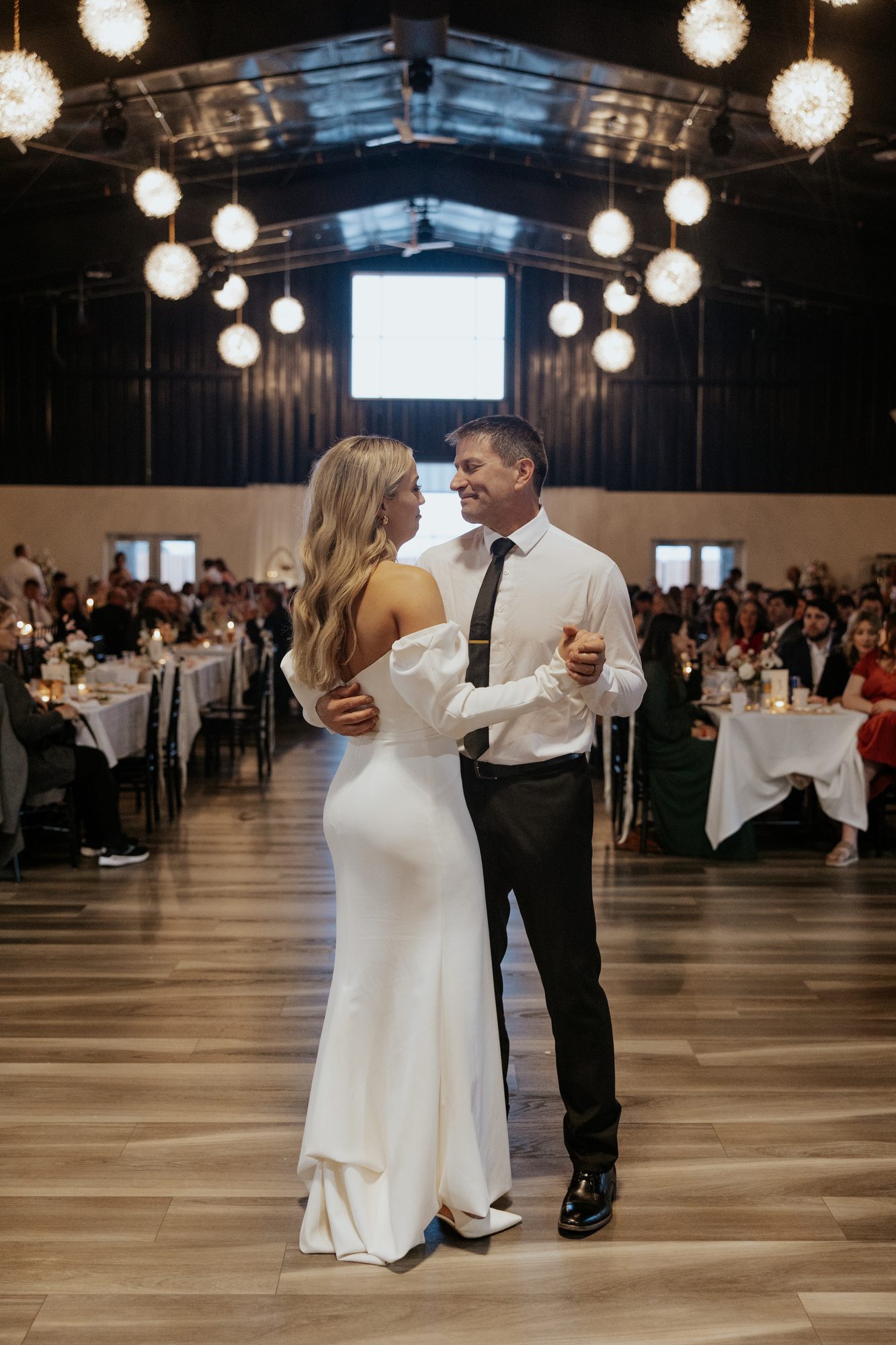 First dance surrounded by family and friends